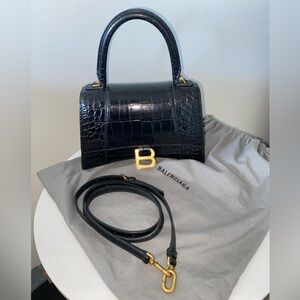 Balenciaga Small Hourglass Top-Handle